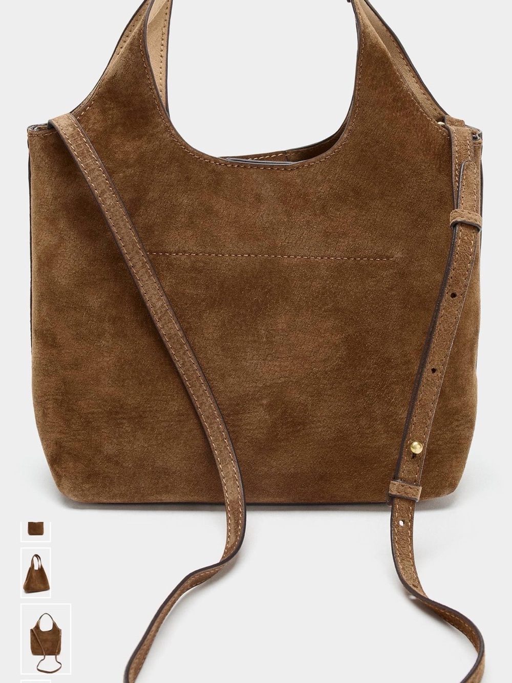 Zara leather mini tote bag - Picture 4 of 5